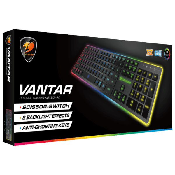 Tastatură Cougar Vantar Black Gaming, Cu fir photo 5