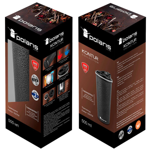 Termos Polaris Kontur-500TM Black 0.5 l photo 6