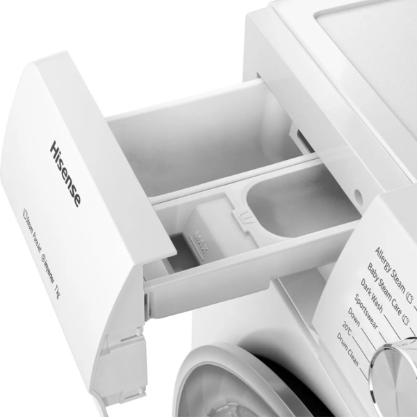 Mașină de spălat Hisense WFQY7014EVJM White 7 kg, 1400 rpm, A++ photo 6