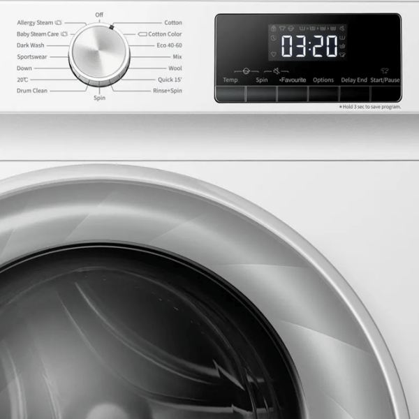 Mașină de spălat Hisense WFQY7014EVJM White 7 kg, 1400 rpm, A++ photo 7