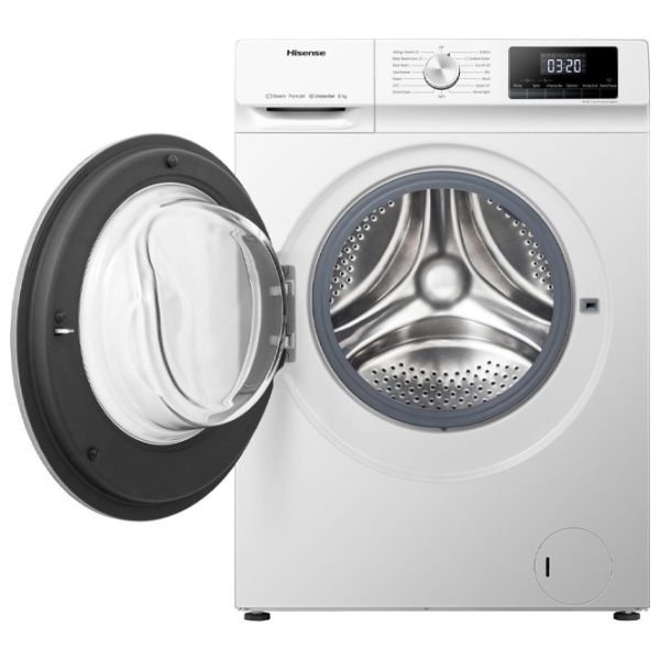 Mașină de spălat Hisense WFQY8014EVJM White 8 kg, 1400 rpm, A+++ photo 2