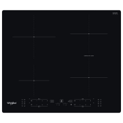 Plită încorporabilă cu inducție Whirlpool WB B8360 NE Black Vitroceramică, 7200 W