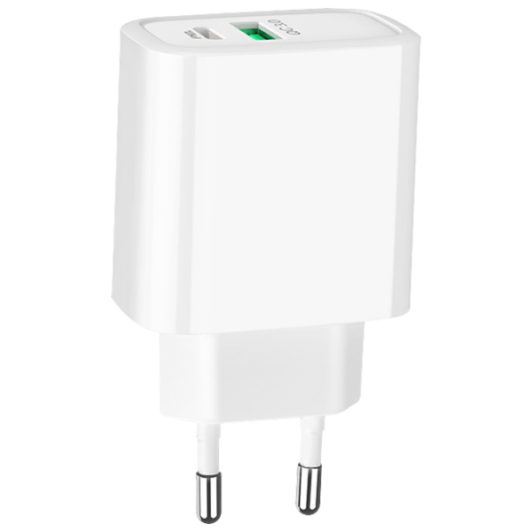 Сетевое зарядное устройство EVO USB QC3.0 + PD Type-C (18 Вт) Белый  / Белый photo 1