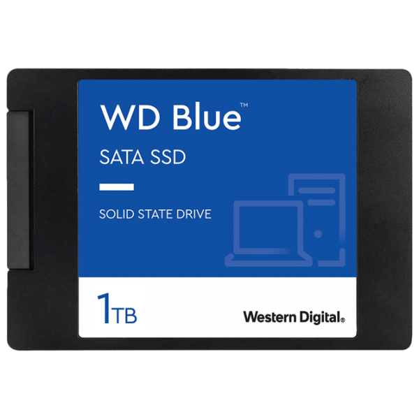 SSD Western Digital Blue 2.5'' 1 ТБ Скорость чтения: 560 MБ/с,
Скорость записи: 530 MБ/с photo 1