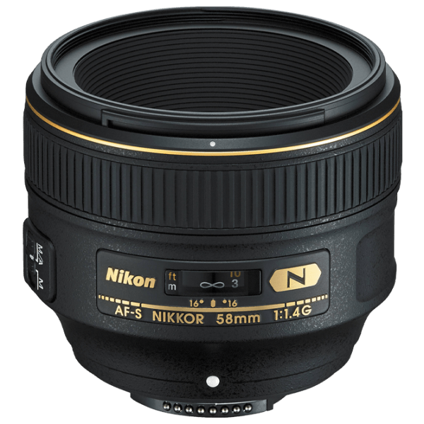 Объектив Nikon AF-S Nikkor 58mm f/ 1,4G, Черный  photo 1