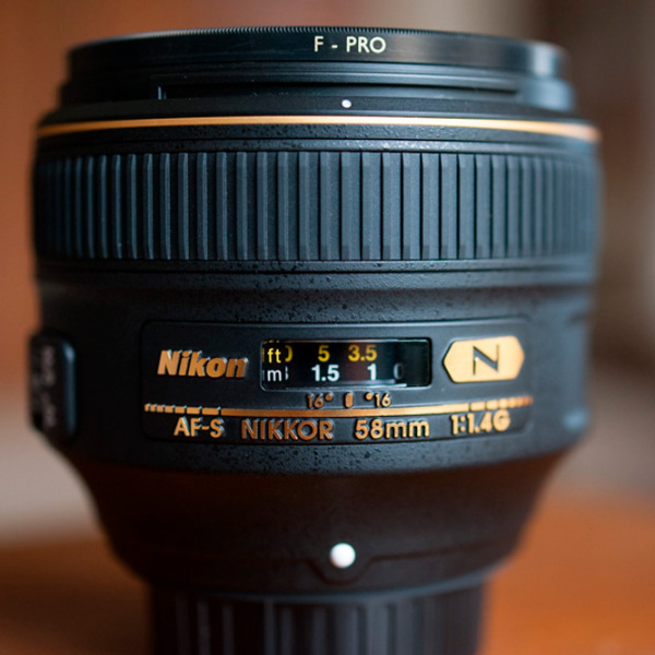 Объектив Nikon AF-S Nikkor 58mm f/ 1,4G, Черный  photo 5