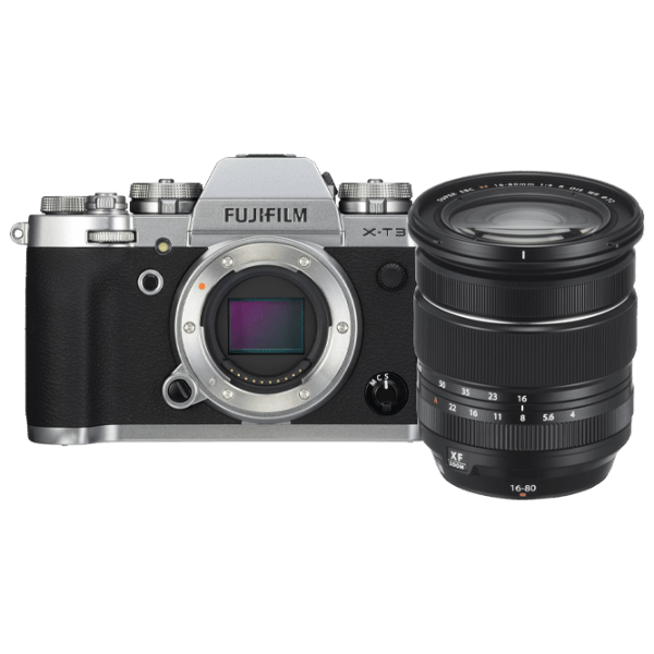 Cameră foto FujiFilm X-T3 + XF16-80mmF4 R OIS WR Kit Silver CMOS 4, 26.1 MP, f/ 4 - f/ 24 photo 1