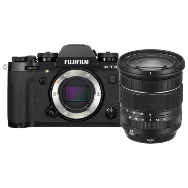 Cameră foto FujiFilm X-T3 + XF16-80mmF4 R OIS WR Kit Black CMOS 4, 26.1 MP, f/ 4 - f/ 24 photo 1