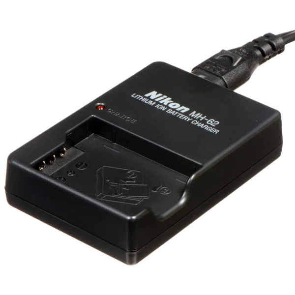 Încărcător pentru acumulator foto Nikon MH-62 () Black 0.73 A / Black photo 2