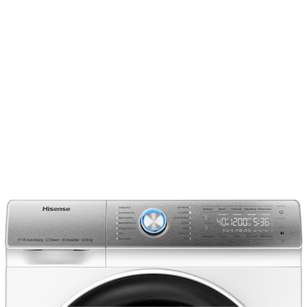 Mașină de spălat cu uscător Hisense WDQR1014EVAJM White 10 kg, 1400 rpm, B photo 6