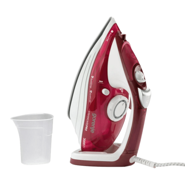 Fier de călcat Gorenje SIH3000RBC Bordo 3000 W, 40 g/ min, 0.35 l, Ceramică photo 2