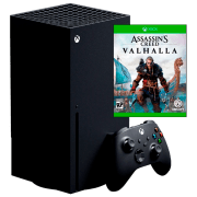 Consolă pentru jocuri Microsoft Xbox Series X Black + Assassin's Creed Valhalla SSD 1 TB, RAM 16 GB