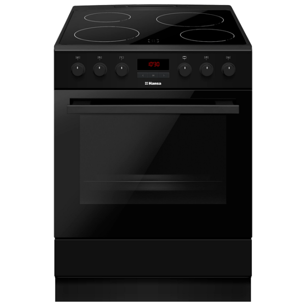 Aragaz Hansa FCCM68203 Black Tipul plitei: Electrică, 65 l, Tipul cuptorului: Electric photo 1