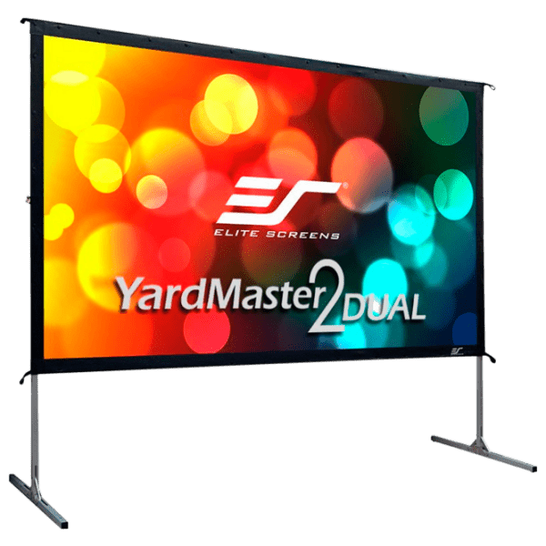 Ecran pentru proiector EliteScreens Yard Master 2 Dual 135" (16:9) Black Vertical, Lățime ecran: 299 cm, Înălțime ecran: 168 cm photo 1