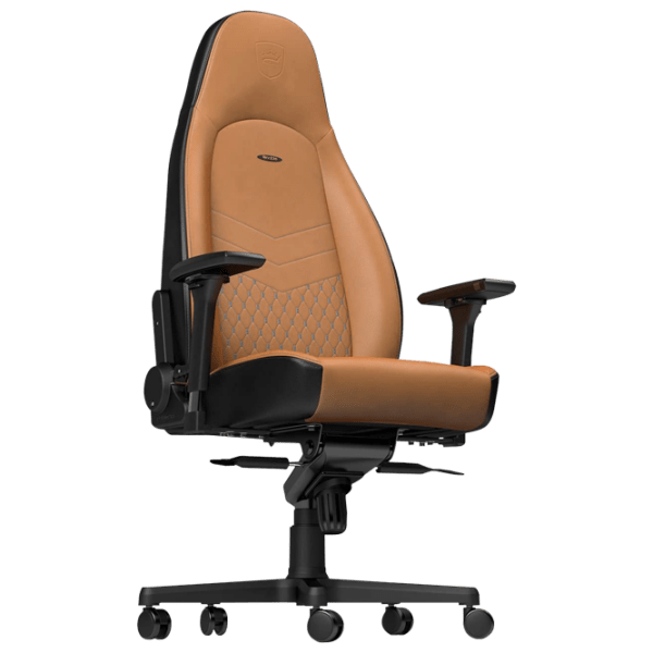 Scaun Gaming NOBLECHAIRS ICON NBL-ICN-PU-GOL Brown Gray  photo 2