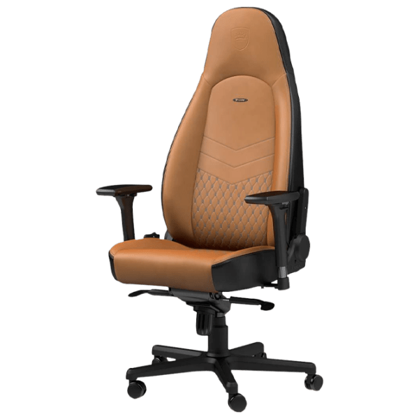 Scaun Gaming NOBLECHAIRS ICON NBL-ICN-PU-GOL Brown Gray  photo 3