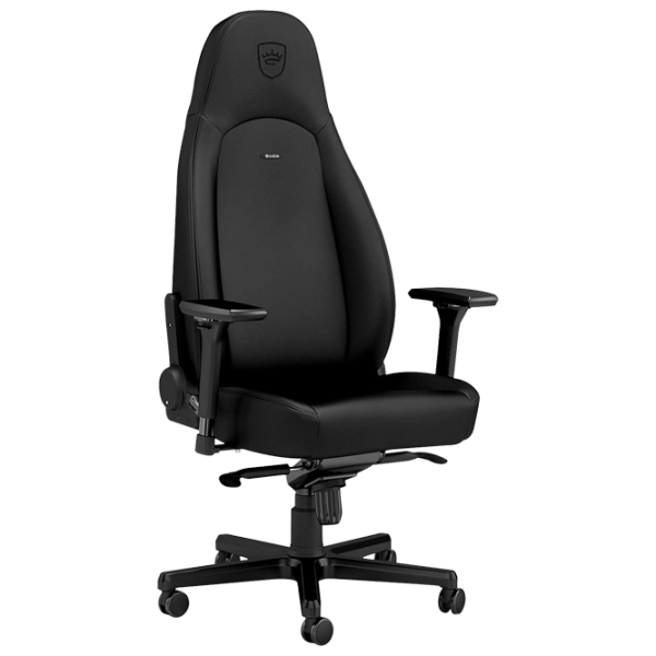 Scaun Gaming NOBLECHAIRS ICON NBL-ICN-PU-BED Black Gray  photo 1