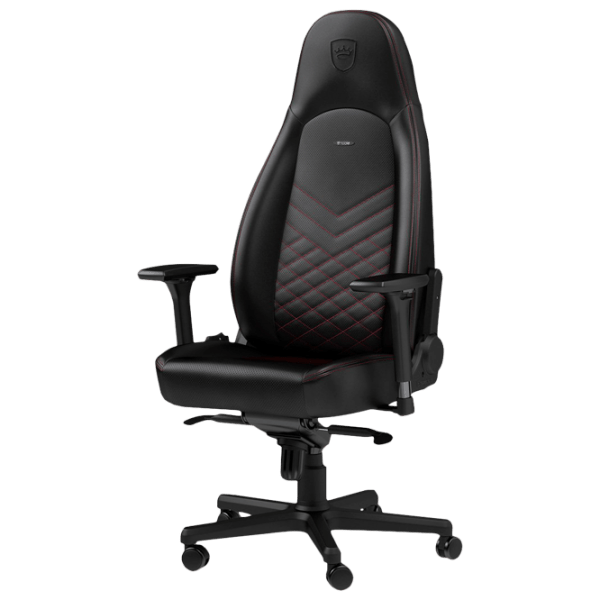 Scaun Gaming NOBLECHAIRS ICON NBL-ICN-PU-BRD Black Red  photo 2