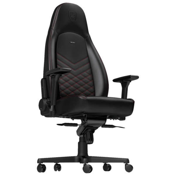 Scaun Gaming NOBLECHAIRS ICON NBL-ICN-PU-BRD Black Red  photo 4