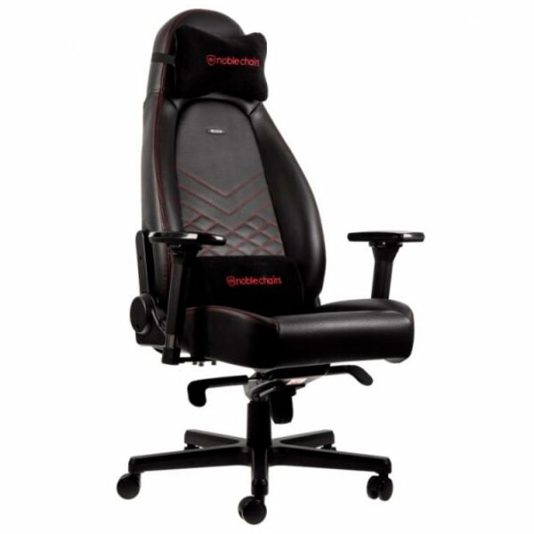Scaun Gaming NOBLECHAIRS ICON NBL-ICN-PU-BRD Black Red  photo 5