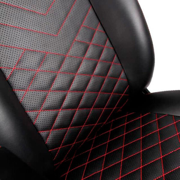 Scaun Gaming NOBLECHAIRS ICON NBL-ICN-PU-BRD Black Red  photo 6