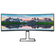 Monitor Philips 498P9 Black 48.8" 4K VA WLED