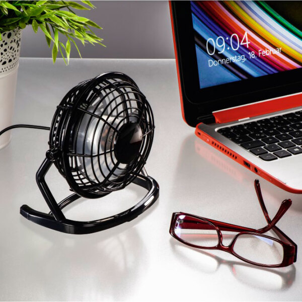 Ventilator Hama 12196 Black , Mecanic, Numărul de viteze: 1 photo 4