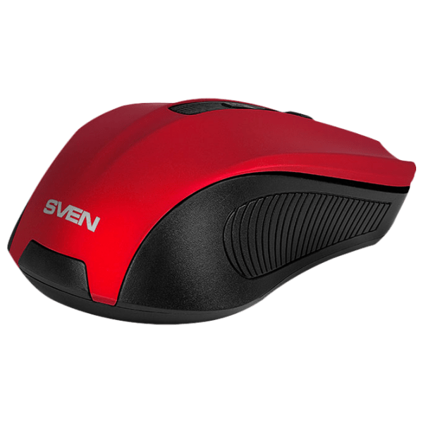 Mouse Sven RX-350W Red Fără fir, 1400 dpi photo 3
