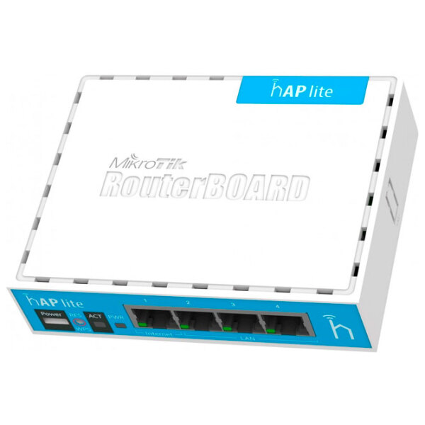 Wi-Fi Router Mikrotik hAP Lite White Versiune Wi-Fi: 802.11 n photo 3