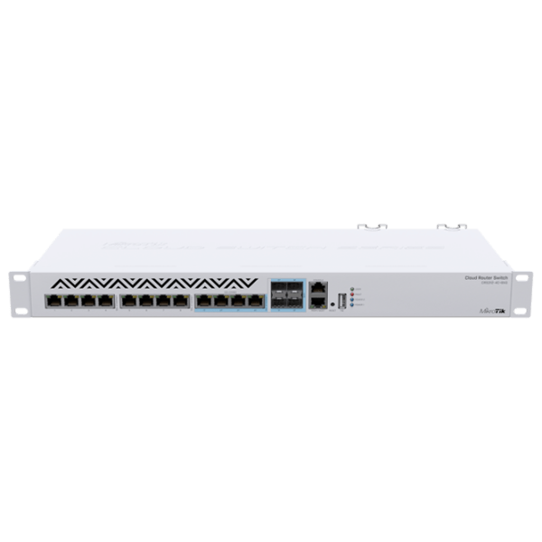 Switch Mikrotik CRS312-4C+8XG-RM White  photo 1
