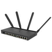 Wi-Fi Router Mikrotik RB4011iGS+5HacQ2HnD-IN Black Versiune Wi-Fi: 802.11 ac