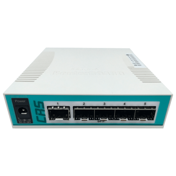Switch Mikrotik CRS106-1C-5S White  photo 1