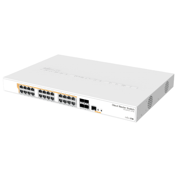 PoE Коммутатор Mikrotik CRS328-24P-4S+RM Белый  photo 1