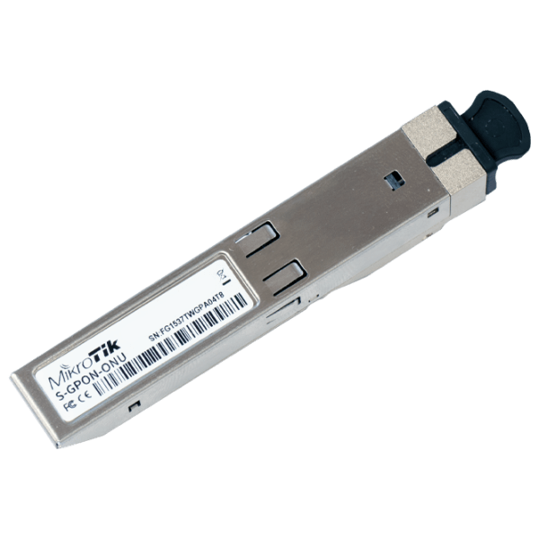 Adaptor de rețea Mikrotik GPON ONU module Silver SFP photo 1