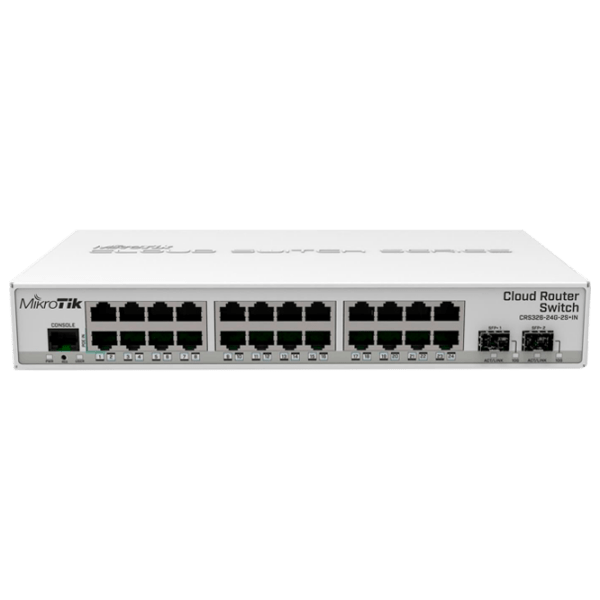 Switch Mikrotik CRS326-24G-2S+IN White  photo 1