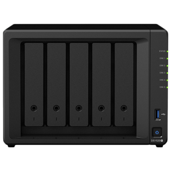DiscStation Synology DS1520+ Black  photo 1
