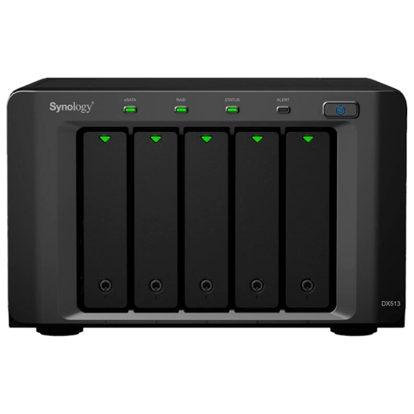 Carcasă externă pentru HDD și SSD Synology DX513 Black eSATA photo 1