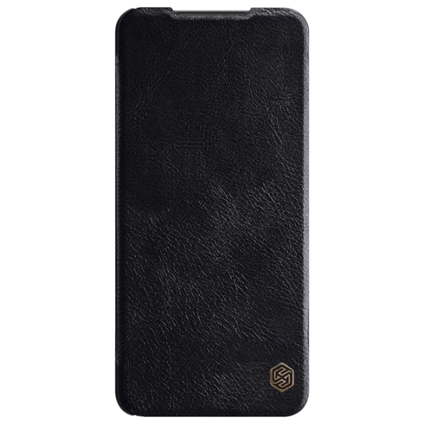 Чехол для смартфона Xiaomi Poco X3 (QIN) Черный Nillkin, Кожа, Flip Cover photo 2