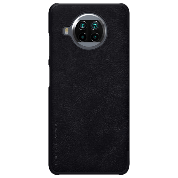 Husă pentru smartphone Xiaomi Mi 10T Lite (QIN) Black Nillkin, Piele, Flip Cover photo 1