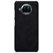 Husă pentru smartphone Xiaomi Mi 10T Lite (QIN) Black Nillkin, Piele, Flip Cover