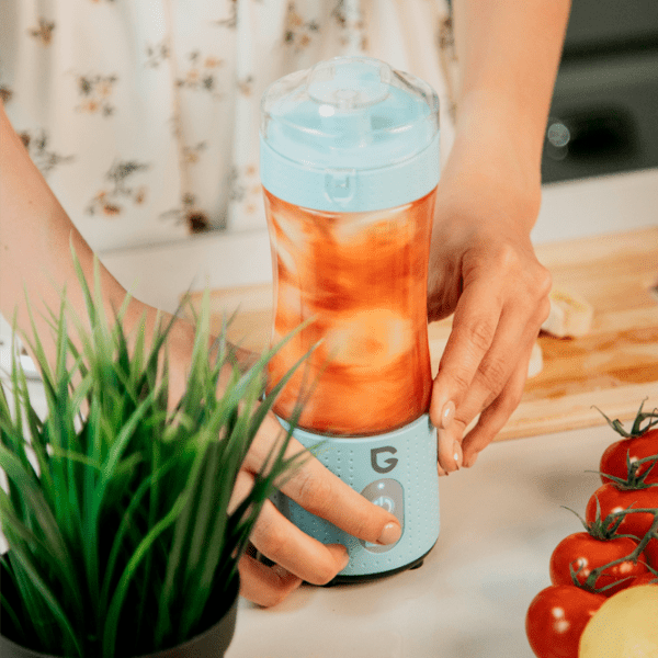 Blender portabil Greentest Greennovo Light Blue  photo 5