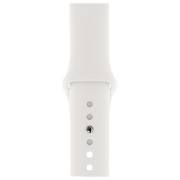 Curelușă Apple Watch 40 mm S/M & M/L White Steel