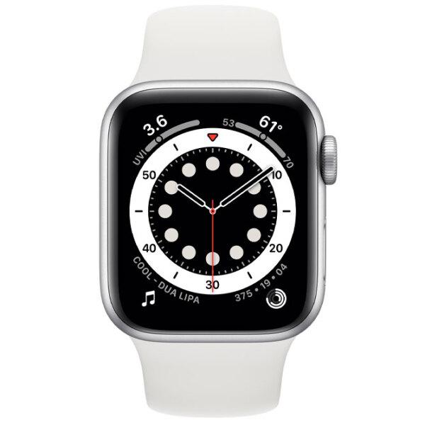 Curelușă Apple Watch 40 mm S/M & M/L White Steel photo 2