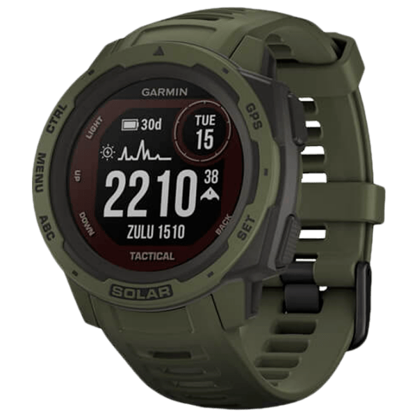 Ceas inteligent Garmin Instinct Solar Moss 0.9" | 45 mm | Polimer/Silicon
| 010-02293-04 photo 1