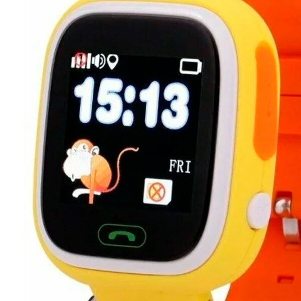 Детские часы Bubble GW100 Желтый 1.22",  photo 4