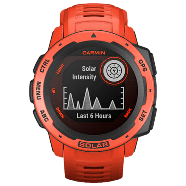 Ceas inteligent Garmin Instinct Solar Flame Red 0.9" | 45 mm | Polimer/Silicon
| 010-02293-20 photo 2