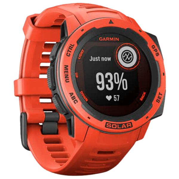 Ceas inteligent Garmin Instinct Solar Flame Red 0.9" | 45 mm | Polimer/Silicon
| 010-02293-20 photo 3