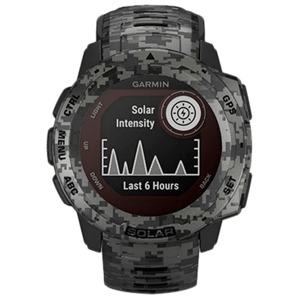 Умные часы Garmin Instinct Solar Графитовый камуфляж 0.9" | 45 мм | Полимер/Силикон
| 010-02293-05 photo 2