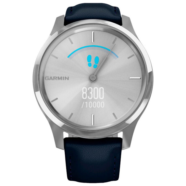 Ceas inteligent Garmin Vivomove Luxe Silver 0.95" | 42 mm | Oțel inoxidabil/Piele italiană
| 010-02241-20 photo 2