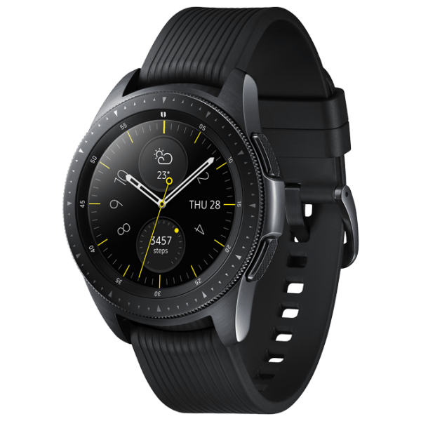 Умные часы Samsung Galaxy Watch Black 1.2" | 42 мм |/ Силикон
| SM-R815WZKAXAC photo 3